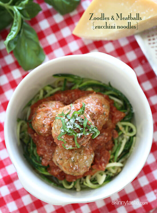 zoodles-and-meatballs